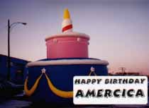 25' tall Cake. Great for birthdays and anniversaries.